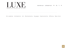 Tablet Screenshot of magazineluxe.com